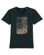 Don't Stop The Music Tricou mânecă scurtă guler V Bărbat Presenter