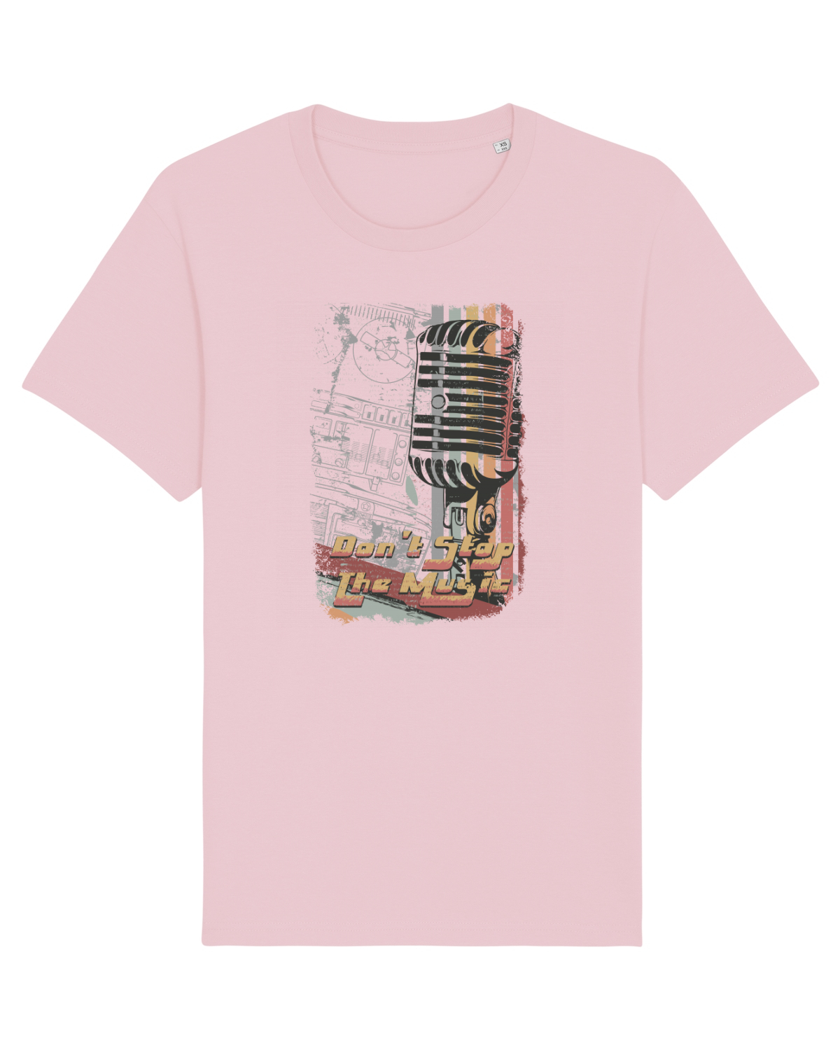 Tricou mânecă scurtă Unisex Rocker Cotton Pink