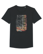 Don't Stop The Music Tricou mânecă scurtă guler larg Bărbat Skater