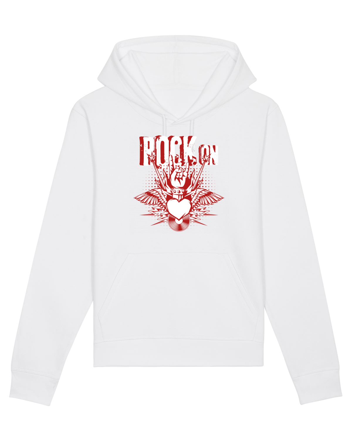 Hanorac Unisex Drummer White