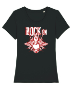Rock Music Lover Tricou mânecă scurtă guler larg fitted Damă Expresser