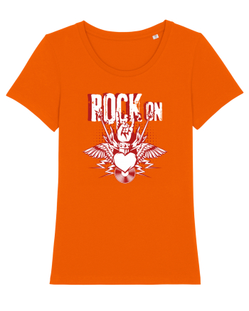 Rock Music Lover Bright Orange