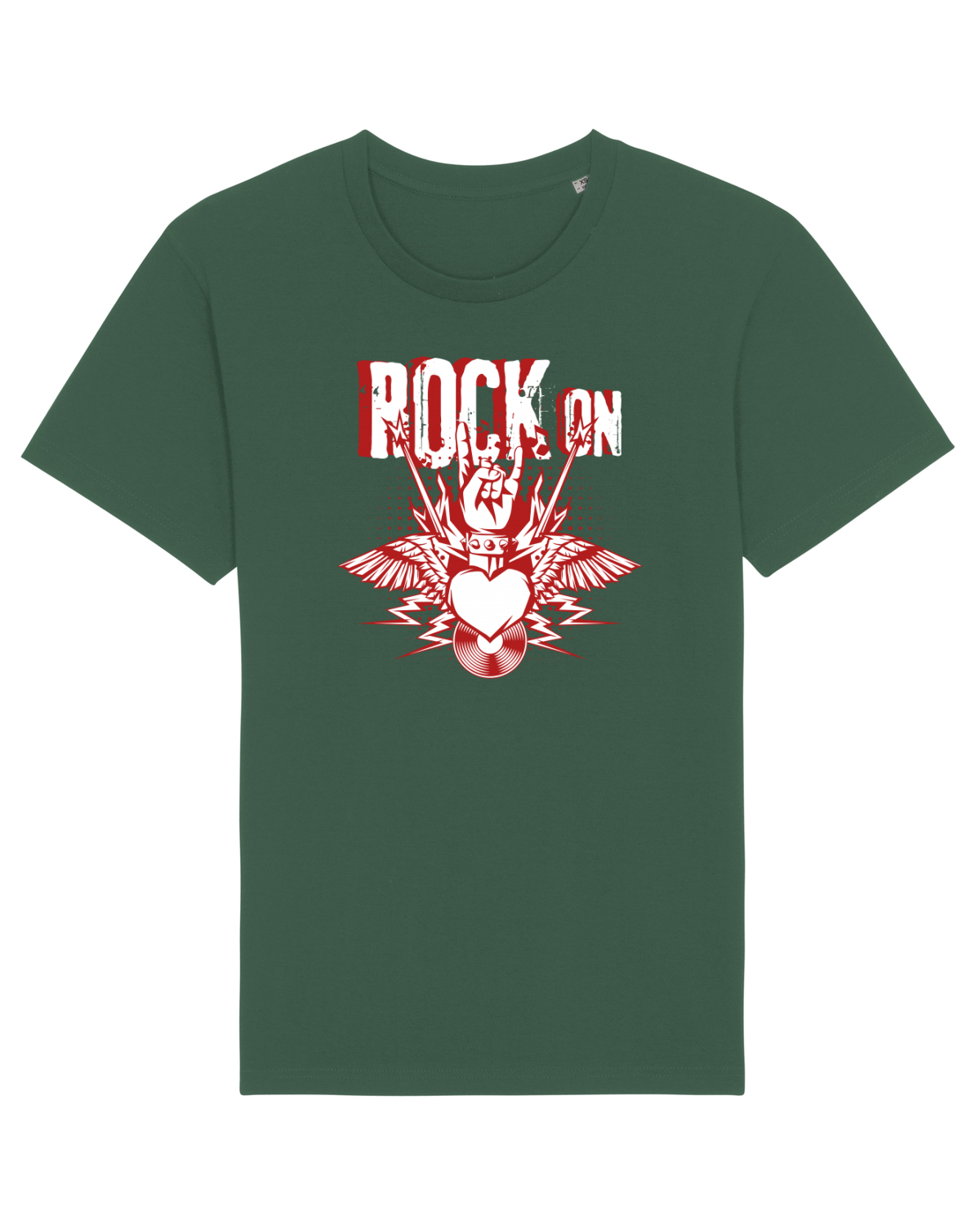 Tricou mânecă scurtă Unisex Rocker Bottle Green