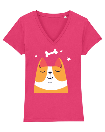 Dreaming Kawaii Dog Raspberry