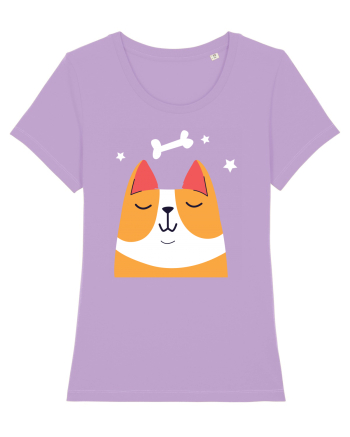 Dreaming Kawaii Dog Lavender Dawn