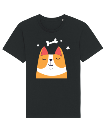 Dreaming Kawaii Dog Black