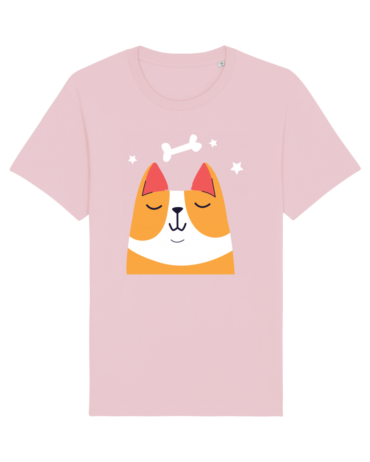 Tricou mânecă scurtă Unisex Rocker Cotton Pink
