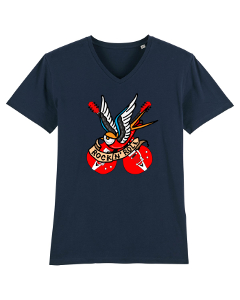 Rock Music Lover French Navy