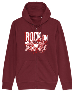 Rock Music Lover Hanorac cu fermoar Unisex Connector
