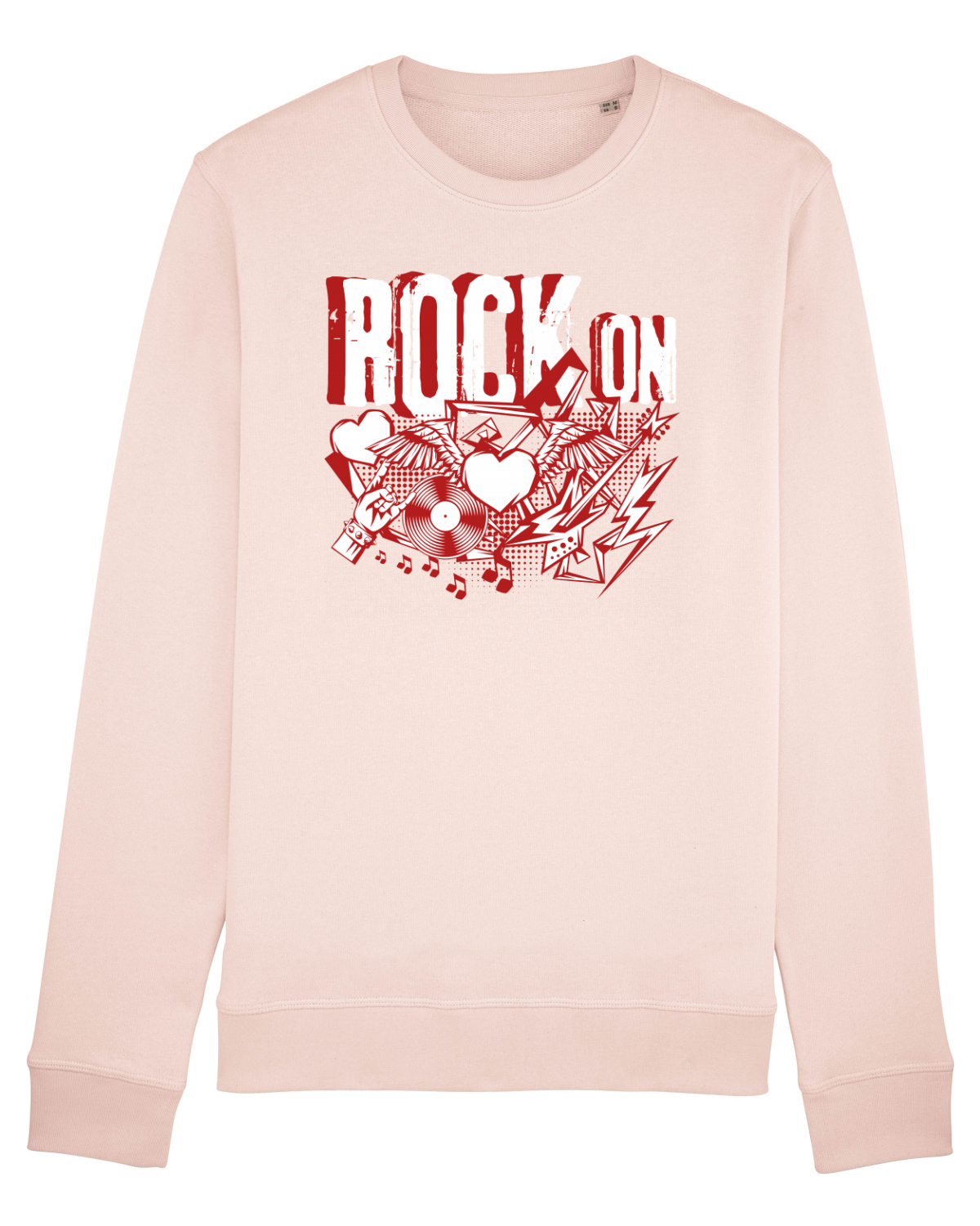 Bluză mânecă lungă Unisex Rise Candy Pink