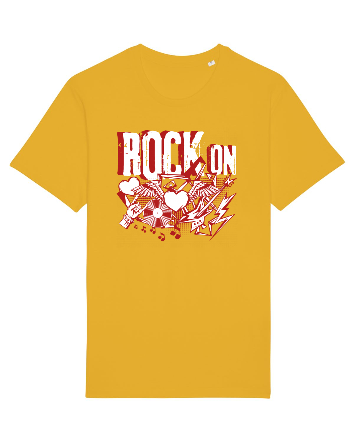 Tricou mânecă scurtă Unisex Rocker Spectra Yellow