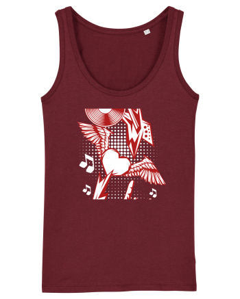 Rock Music Lover Burgundy