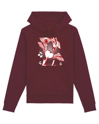 Rock Music Lover Burgundy