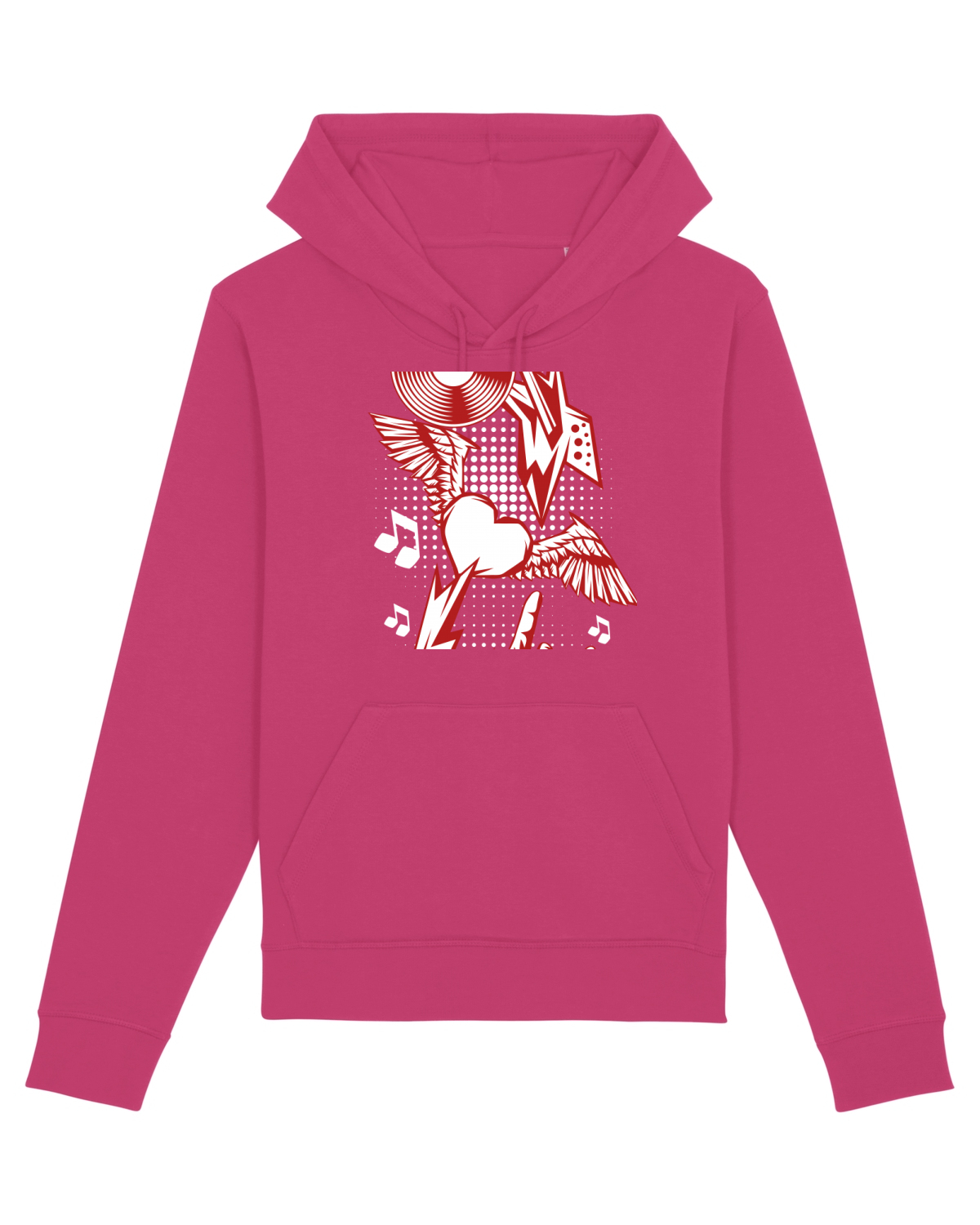 Hanorac Unisex Drummer Raspberry