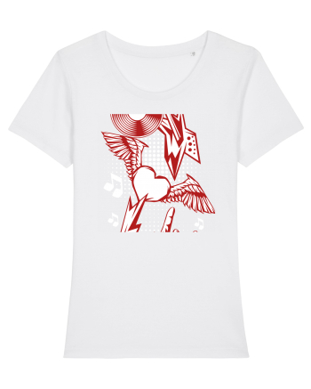 Rock Music Lover White