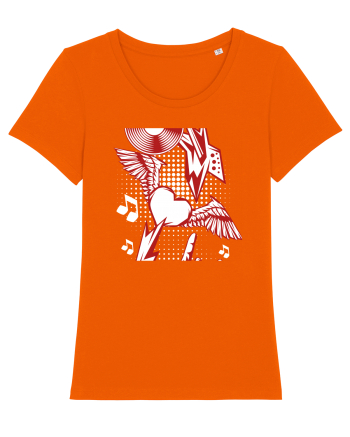 Rock Music Lover Bright Orange