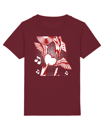 Rock Music Lover Burgundy