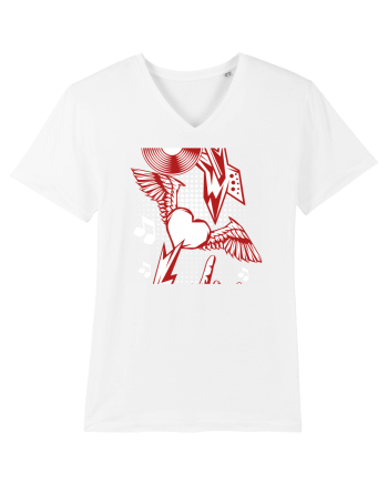 Rock Music Lover White