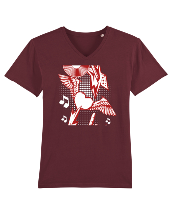 Rock Music Lover Burgundy