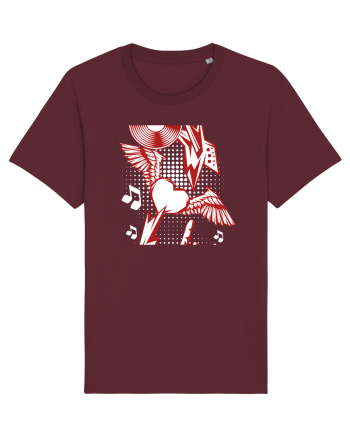 Rock Music Lover Burgundy