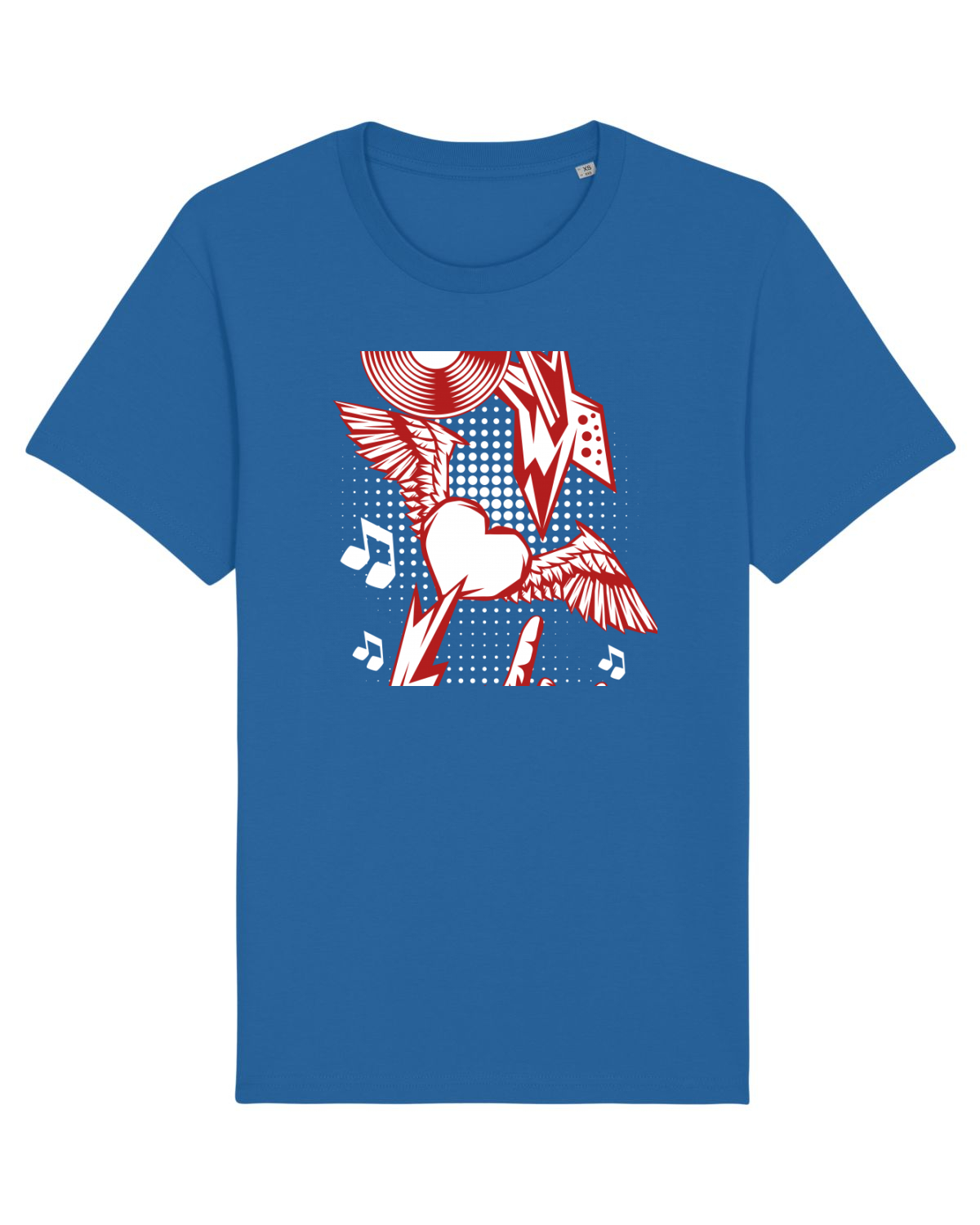 Tricou mânecă scurtă Unisex Rocker Royal Blue