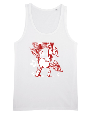 Rock Music Lover White