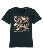 Rock Music Lover Tricou mânecă scurtă guler V Bărbat Presenter