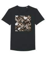 Rock Music Lover Tricou mânecă scurtă guler larg Bărbat Skater