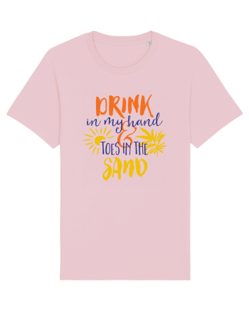 Drink In My Hand Toes In The Sand Cotton Pink