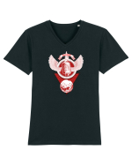 Rock Music Lover Tricou mânecă scurtă guler V Bărbat Presenter