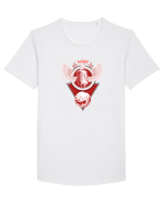 Rock Music Lover Tricou mânecă scurtă guler larg Bărbat Skater