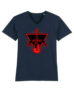 Rock Music Lover Tricou mânecă scurtă guler V Bărbat Presenter