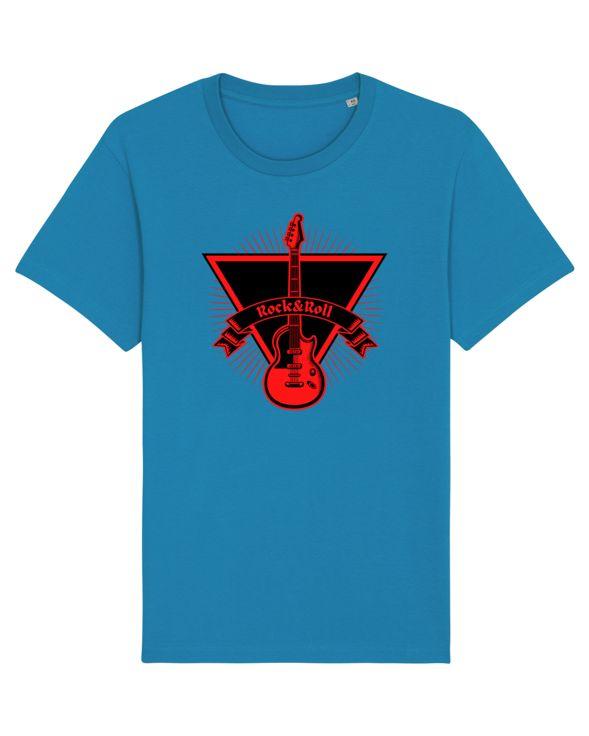 Tricou mânecă scurtă Unisex Rocker Azur