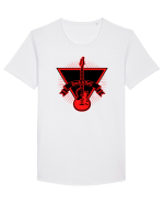 Rock Music Lover Tricou mânecă scurtă guler larg Bărbat Skater