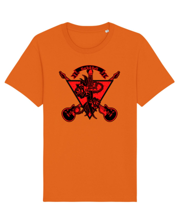 Rock Music Lover Bright Orange