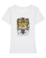 Dystopia Tricou mânecă scurtă guler larg fitted Damă Expresser