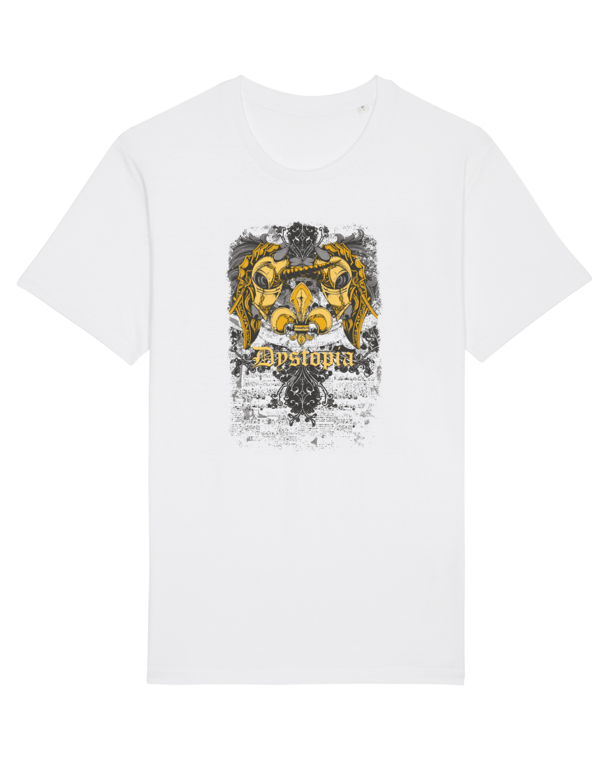 Tricou mânecă scurtă Unisex Rocker White