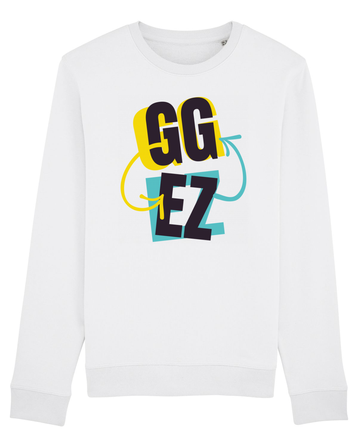 Bluză mânecă lungă Unisex Rise White
