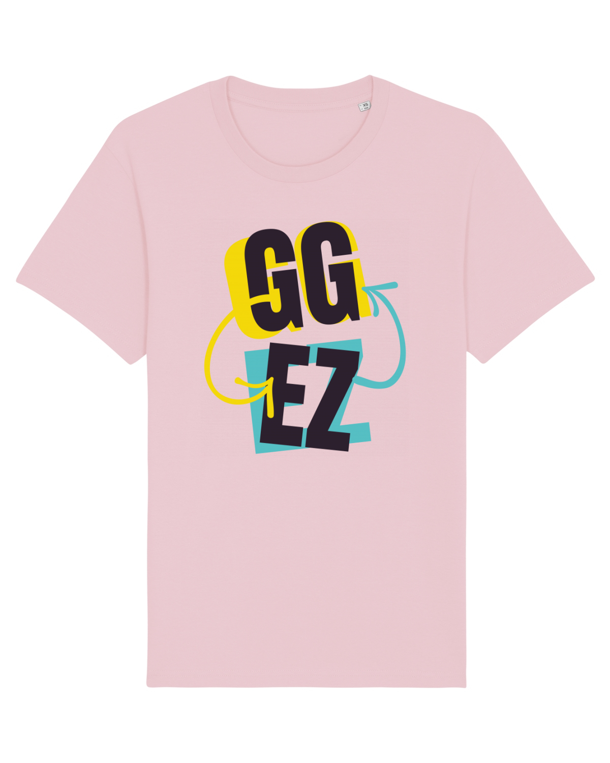 Tricou mânecă scurtă Unisex Rocker Cotton Pink