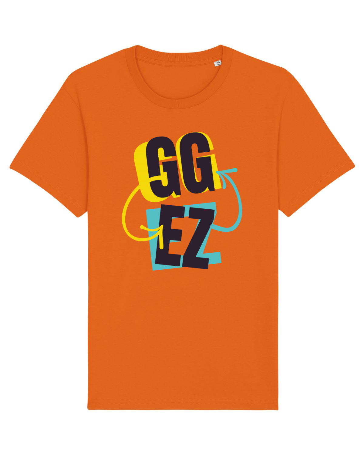 Tricou mânecă scurtă Unisex Rocker Bright Orange
