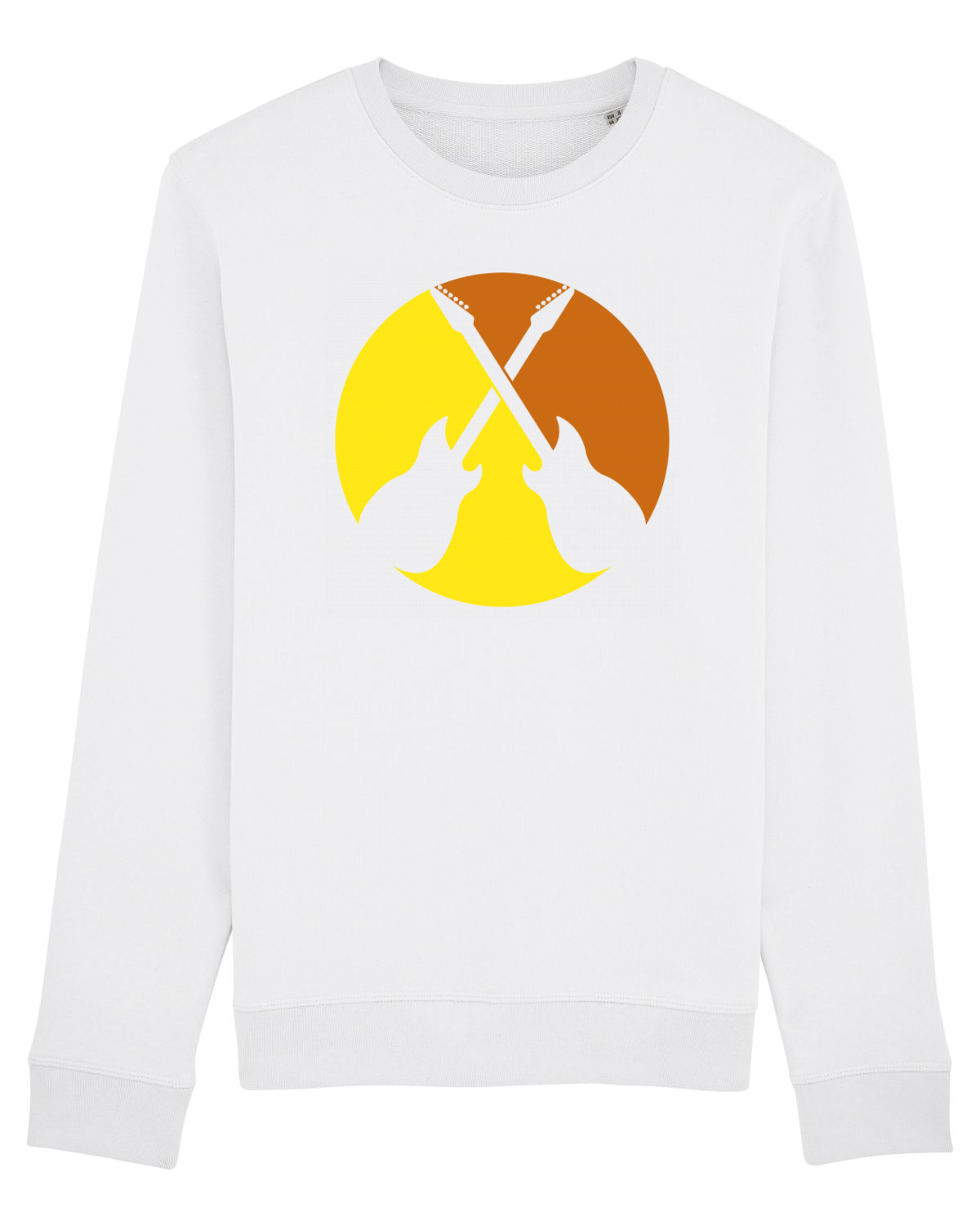 Bluză mânecă lungă Unisex Rise White