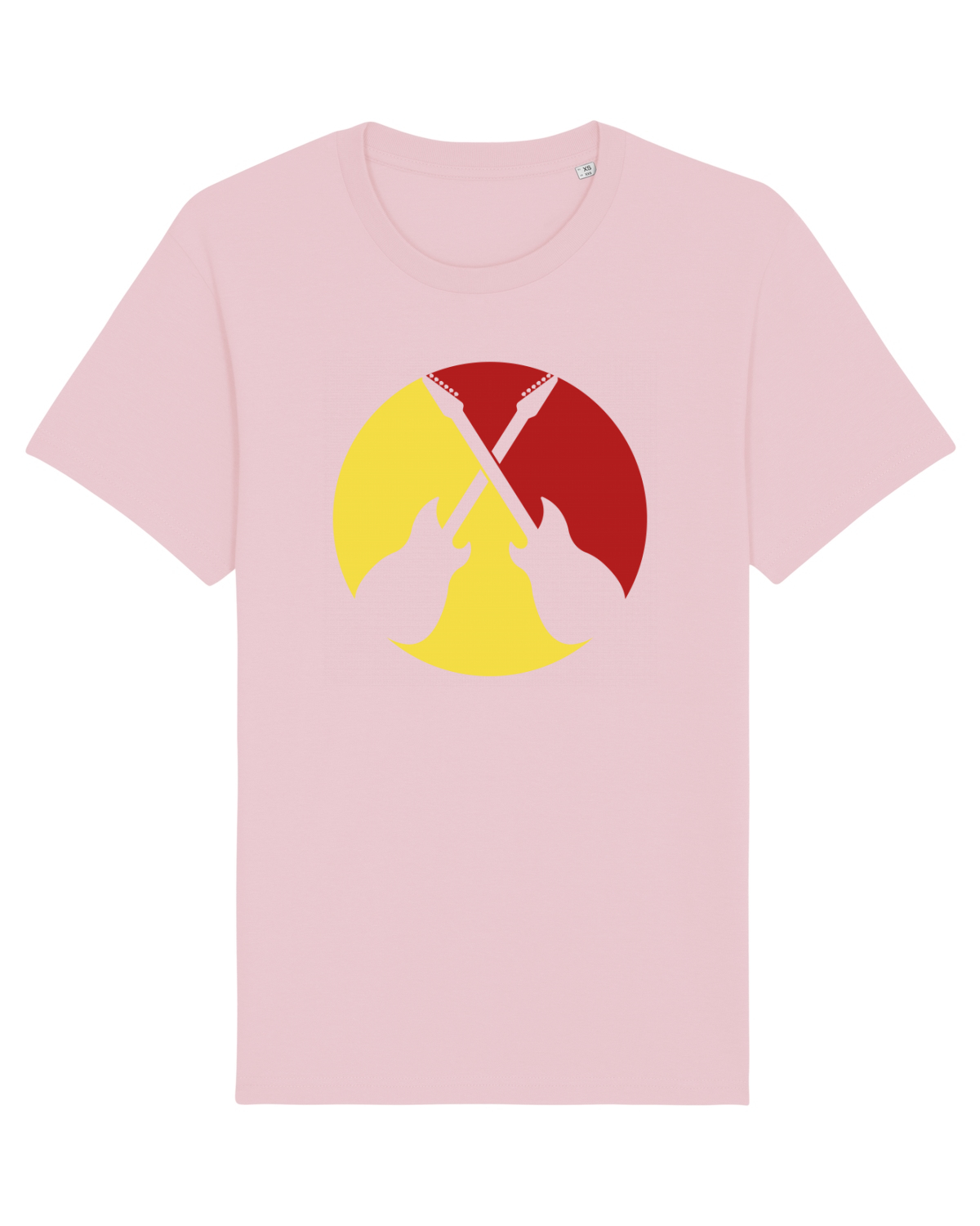 Tricou mânecă scurtă Unisex Rocker Cotton Pink