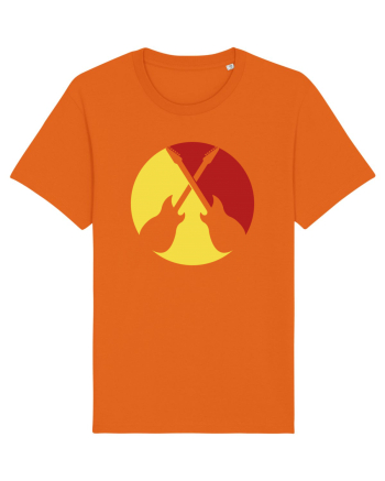 Rock Music Lover Bright Orange