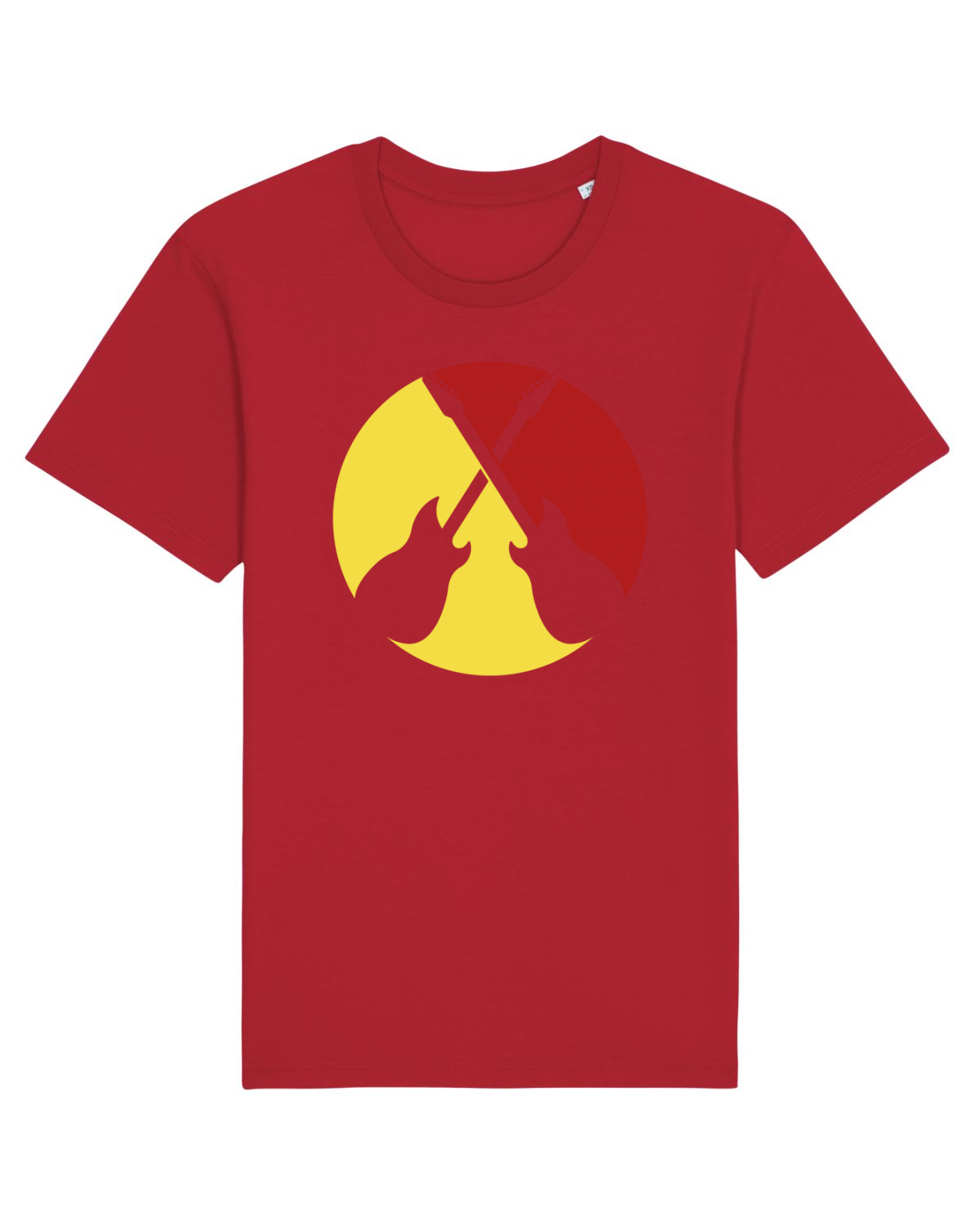 Tricou mânecă scurtă Unisex Rocker Red