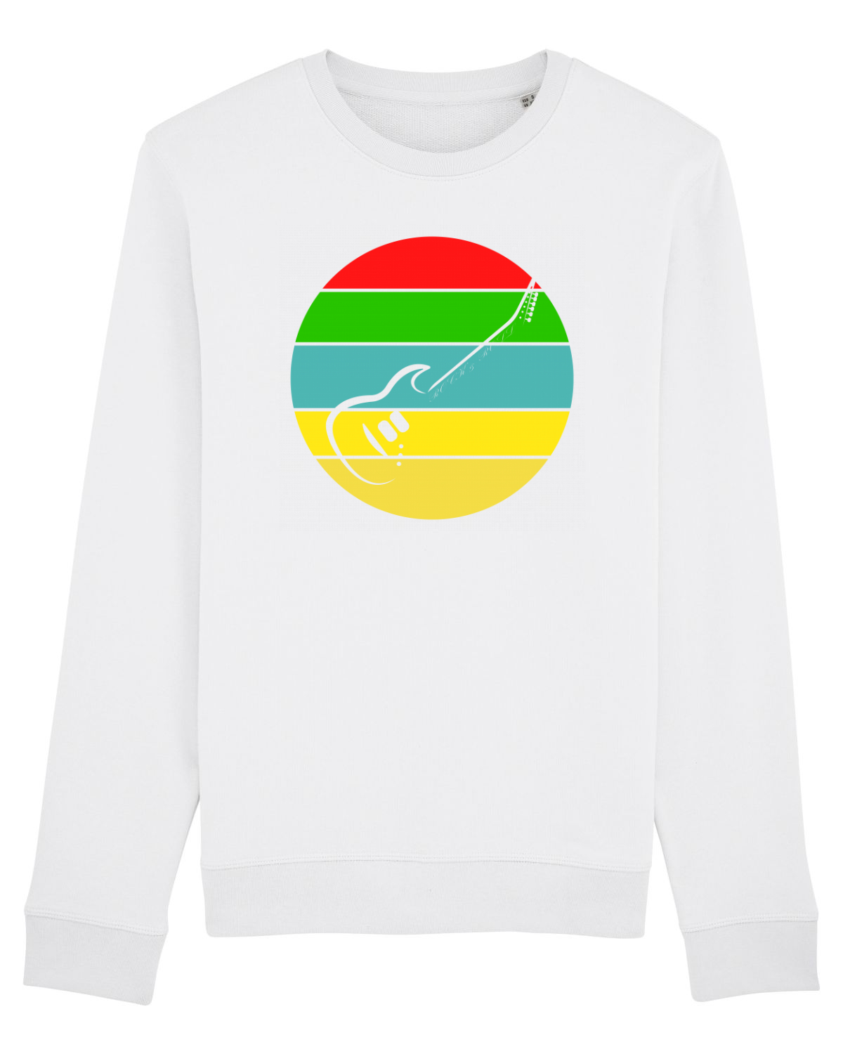 Bluză mânecă lungă Unisex Rise White