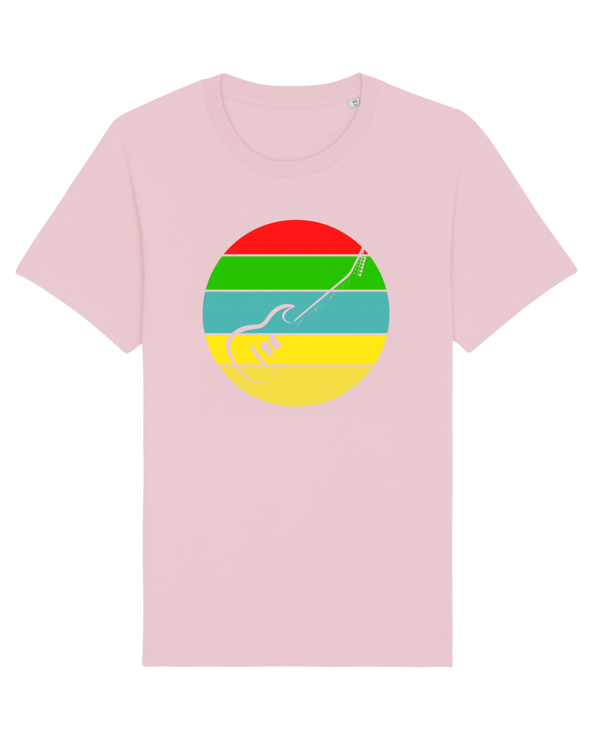 Tricou mânecă scurtă Unisex Rocker Cotton Pink