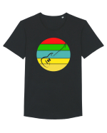 Rock Music Lover Tricou mânecă scurtă guler larg Bărbat Skater