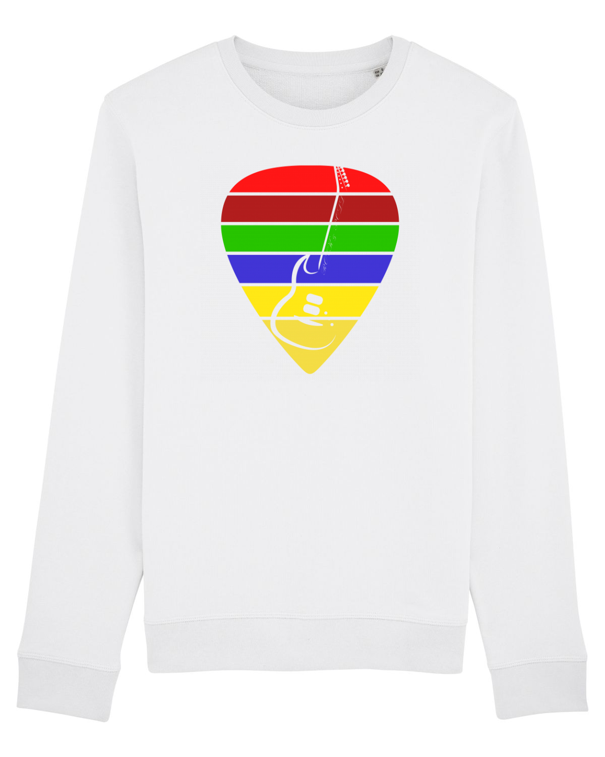 Bluză mânecă lungă Unisex Rise White