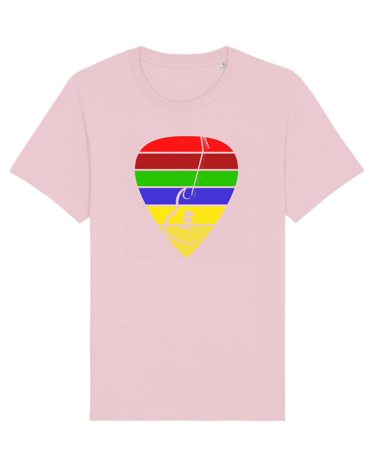 Tricou mânecă scurtă Unisex Rocker Cotton Pink