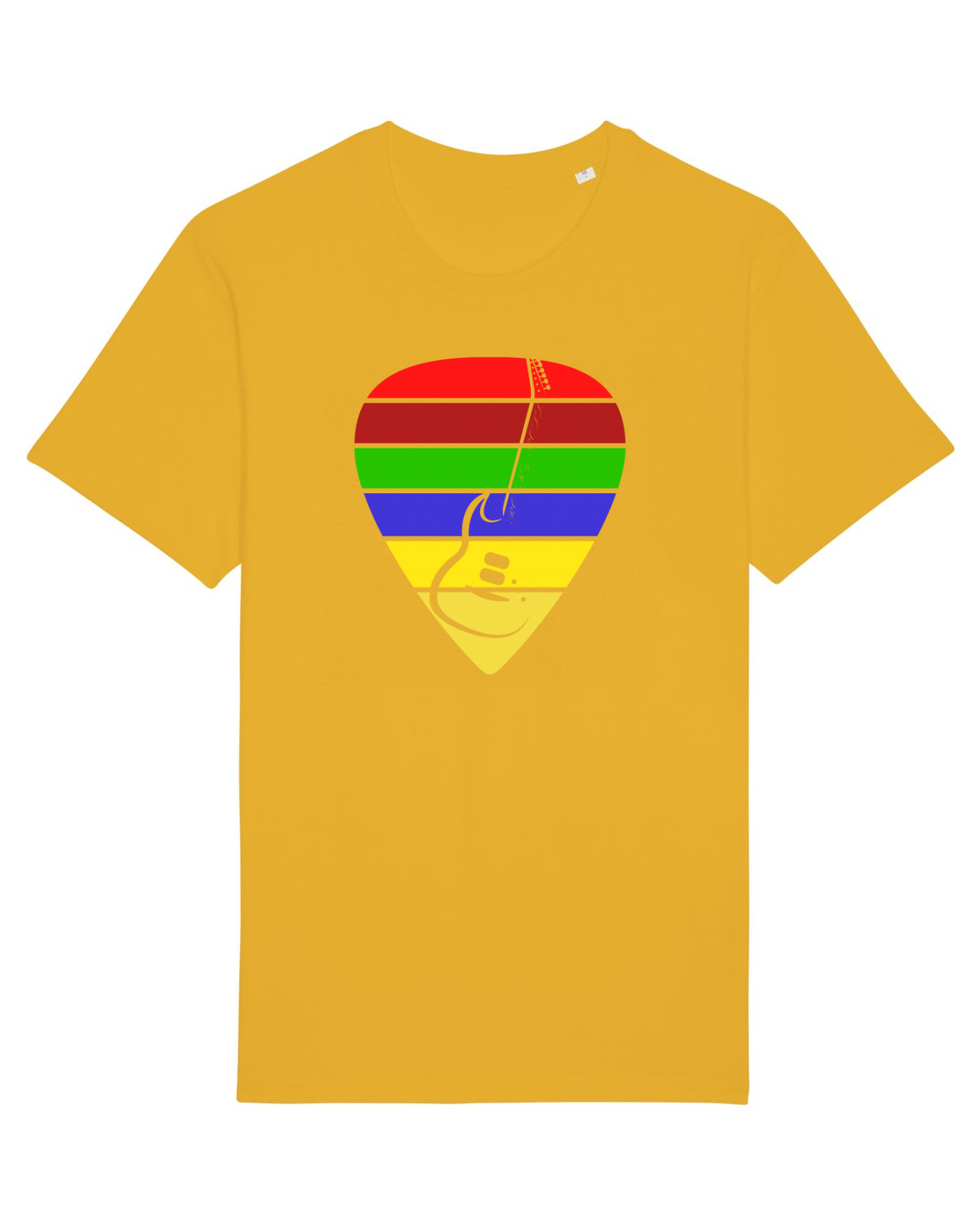 Tricou mânecă scurtă Unisex Rocker Spectra Yellow